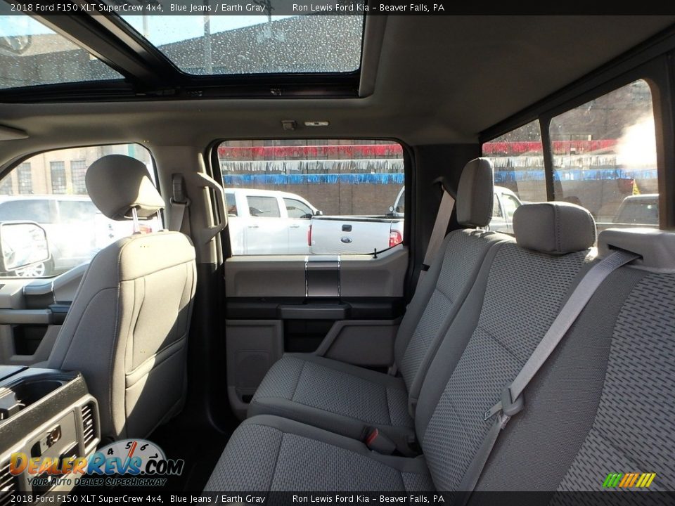 2018 Ford F150 XLT SuperCrew 4x4 Blue Jeans / Earth Gray Photo #11