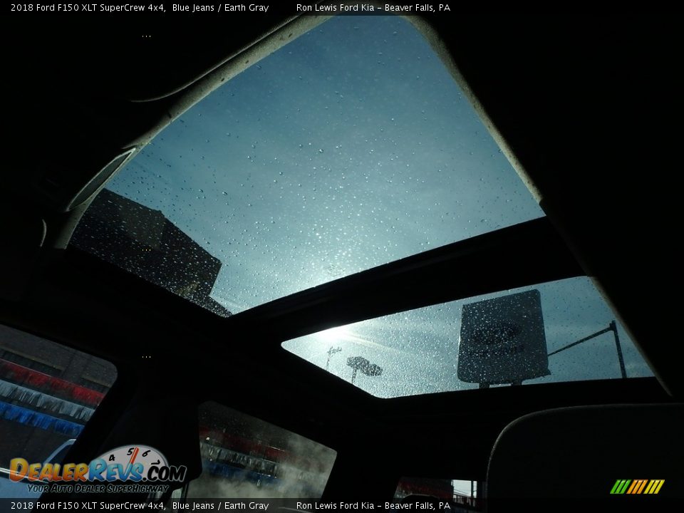2018 Ford F150 XLT SuperCrew 4x4 Blue Jeans / Earth Gray Photo #14