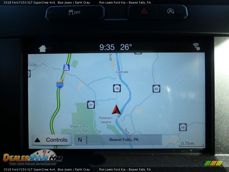 2018 Ford F150 XLT SuperCrew 4x4 Blue Jeans / Earth Gray Photo #17