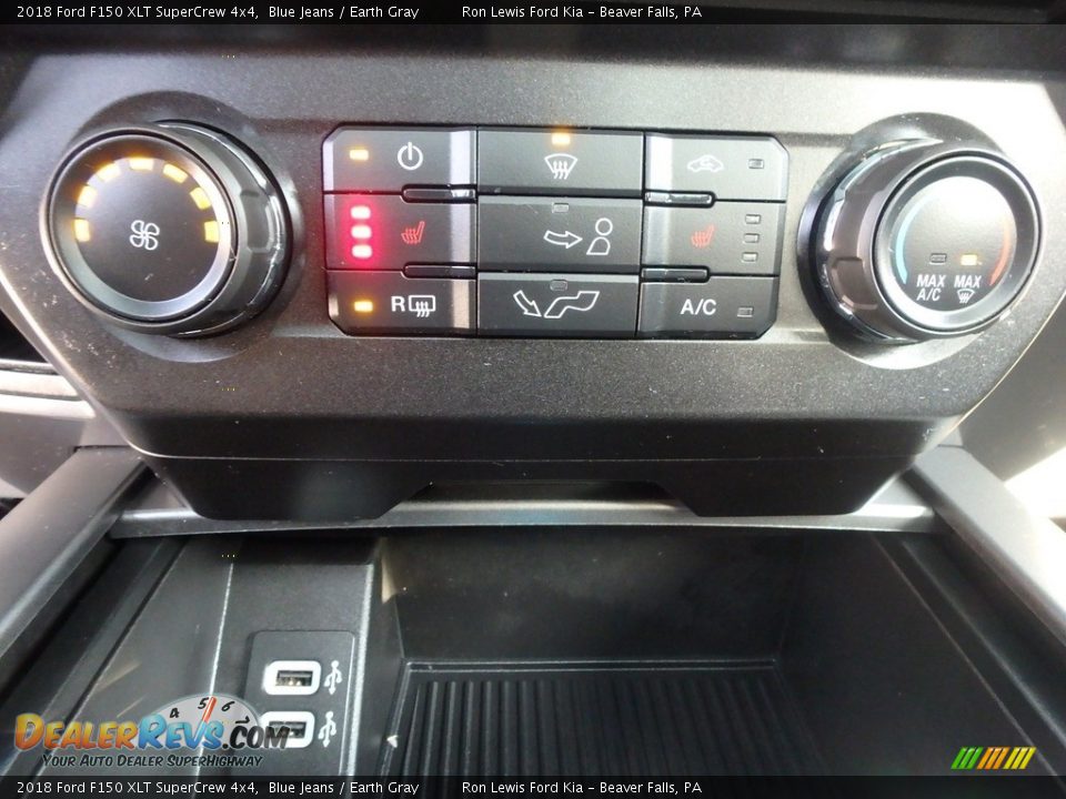 2018 Ford F150 XLT SuperCrew 4x4 Blue Jeans / Earth Gray Photo #19