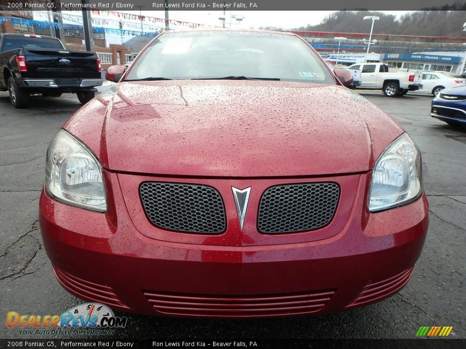 2008 Pontiac G5 Performance Red / Ebony Photo #7