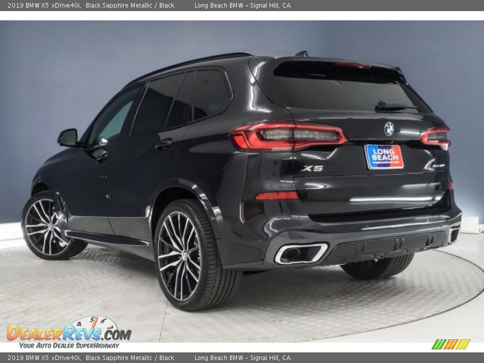 2019 BMW X5 xDrive40i Black Sapphire Metallic / Black Photo #2