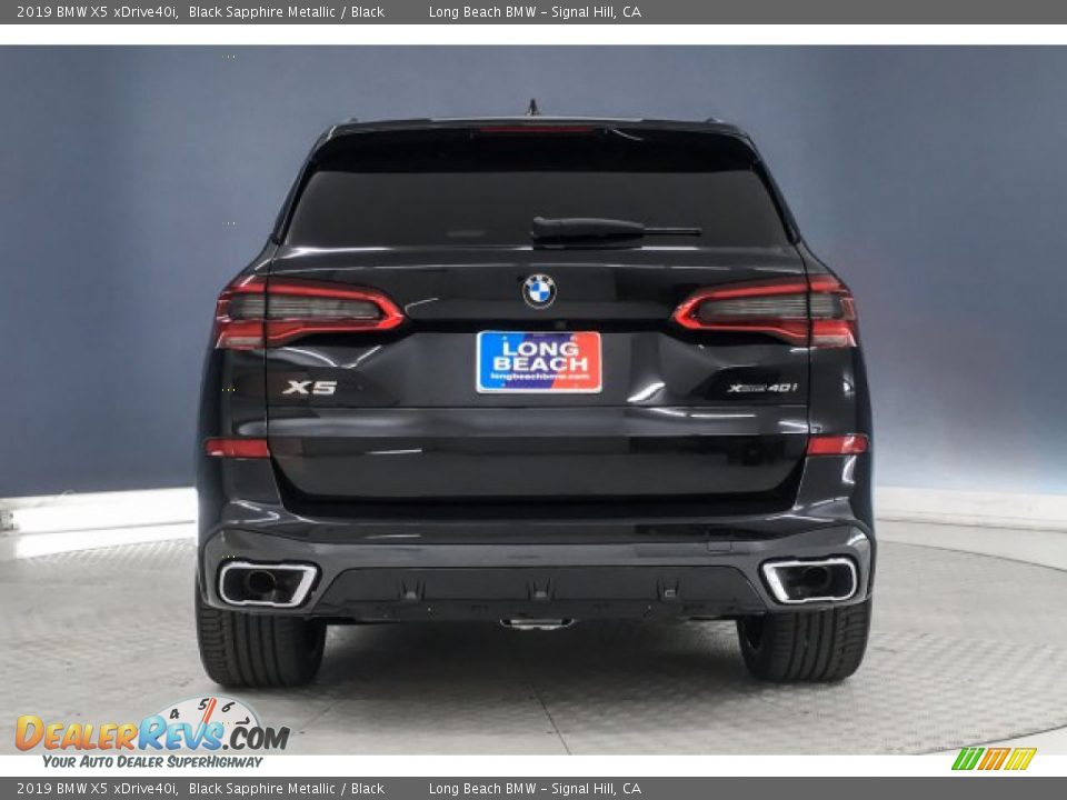 2019 BMW X5 xDrive40i Black Sapphire Metallic / Black Photo #3