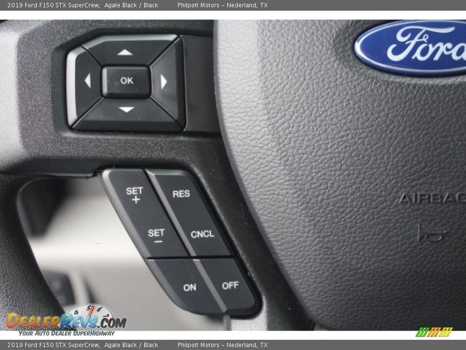 2019 Ford F150 STX SuperCrew Agate Black / Black Photo #14