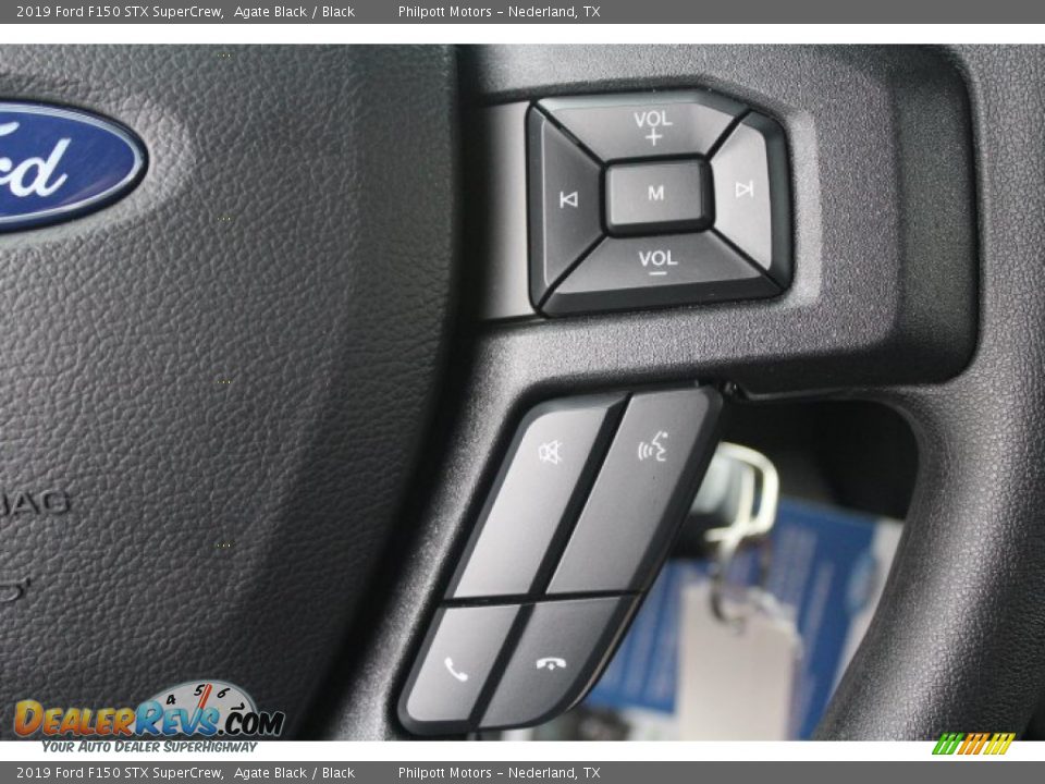 2019 Ford F150 STX SuperCrew Agate Black / Black Photo #15