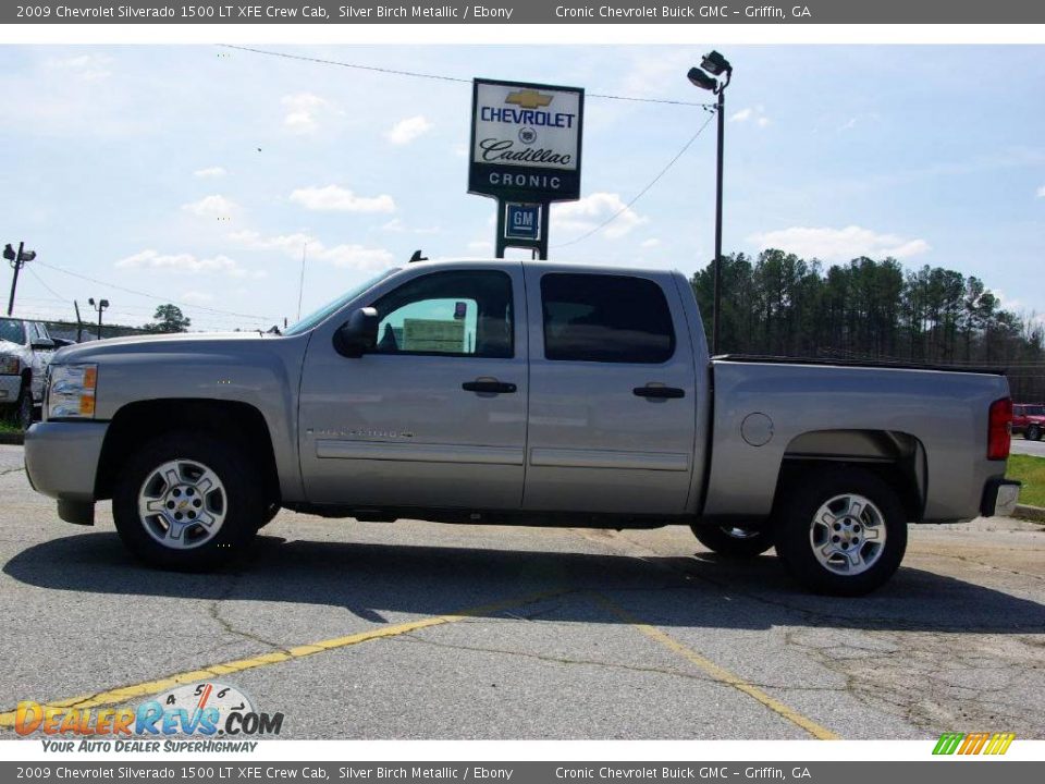 2009 Chevrolet Silverado 1500 LT XFE Crew Cab Silver Birch Metallic / Ebony Photo #1