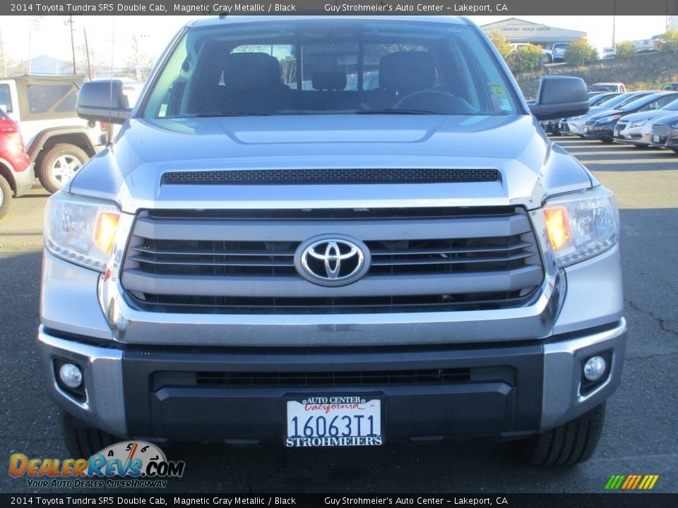 2014 Toyota Tundra SR5 Double Cab Magnetic Gray Metallic / Black Photo #2