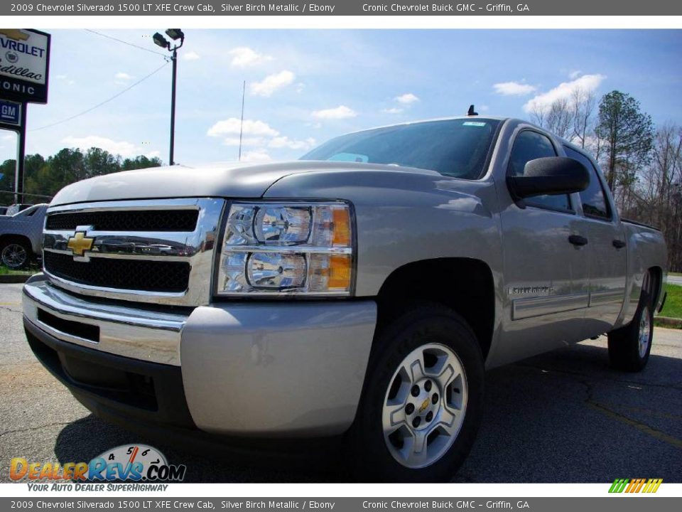 2009 Chevrolet Silverado 1500 LT XFE Crew Cab Silver Birch Metallic / Ebony Photo #2