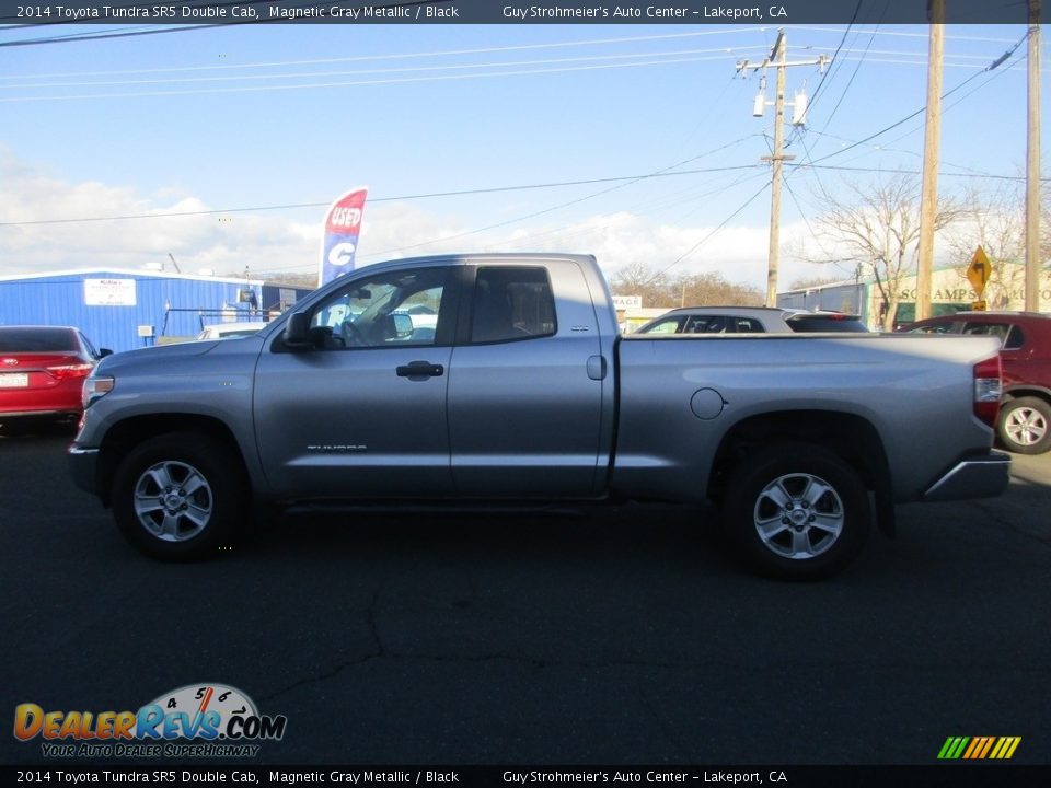 2014 Toyota Tundra SR5 Double Cab Magnetic Gray Metallic / Black Photo #4