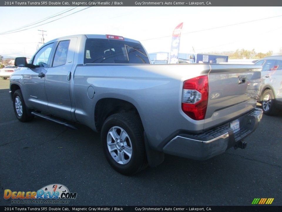 2014 Toyota Tundra SR5 Double Cab Magnetic Gray Metallic / Black Photo #5