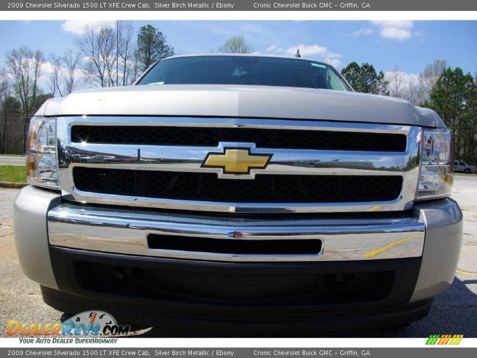 2009 Chevrolet Silverado 1500 LT XFE Crew Cab Silver Birch Metallic / Ebony Photo #3