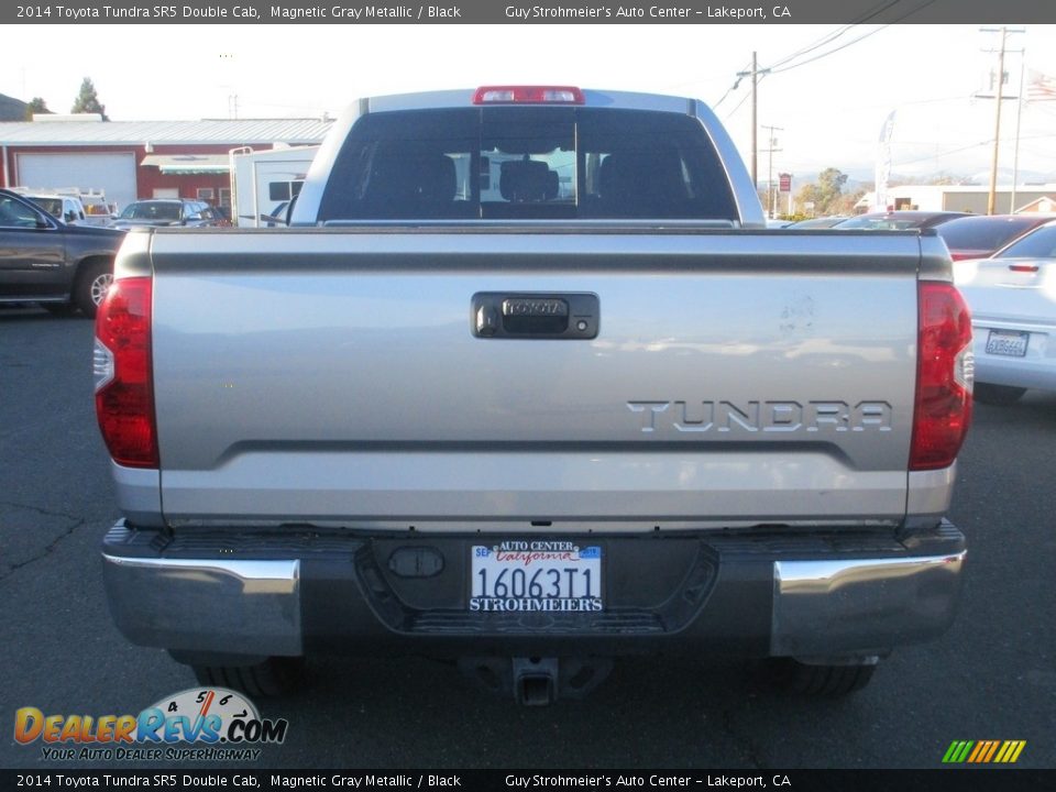 2014 Toyota Tundra SR5 Double Cab Magnetic Gray Metallic / Black Photo #6