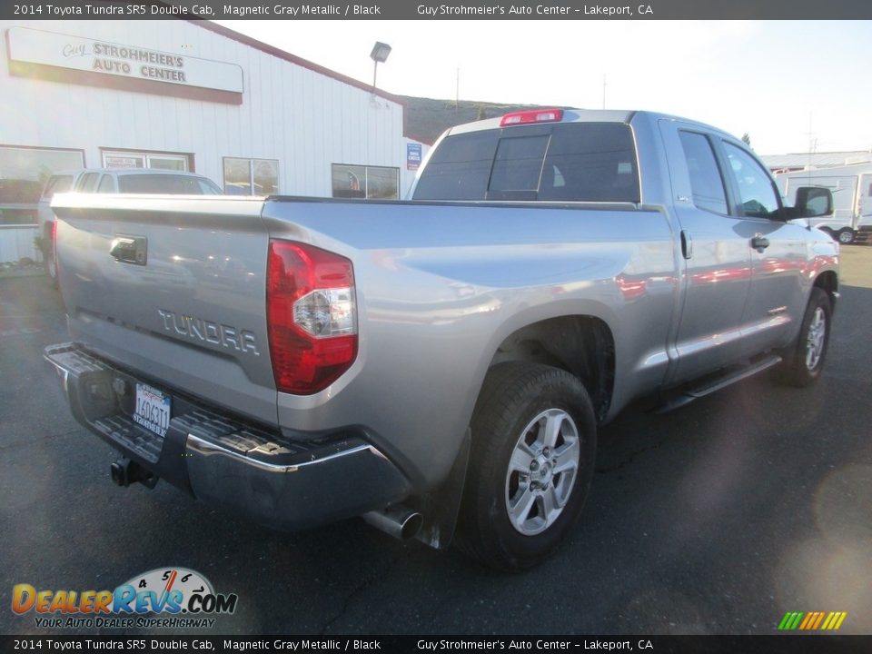 2014 Toyota Tundra SR5 Double Cab Magnetic Gray Metallic / Black Photo #7