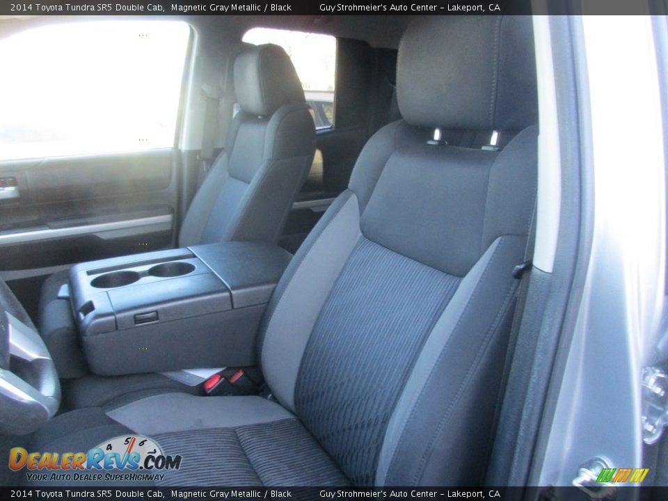 2014 Toyota Tundra SR5 Double Cab Magnetic Gray Metallic / Black Photo #8