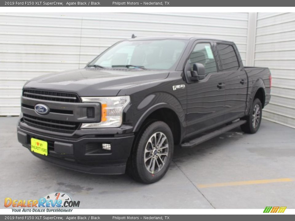2019 Ford F150 XLT SuperCrew Agate Black / Black Photo #4