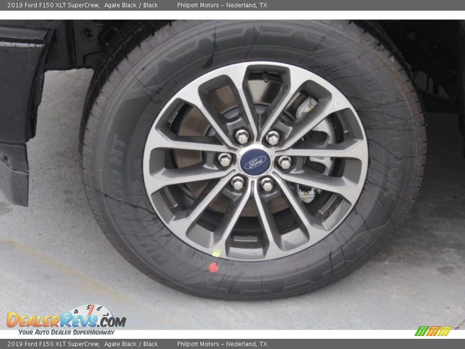 2019 Ford F150 XLT SuperCrew Agate Black / Black Photo #5