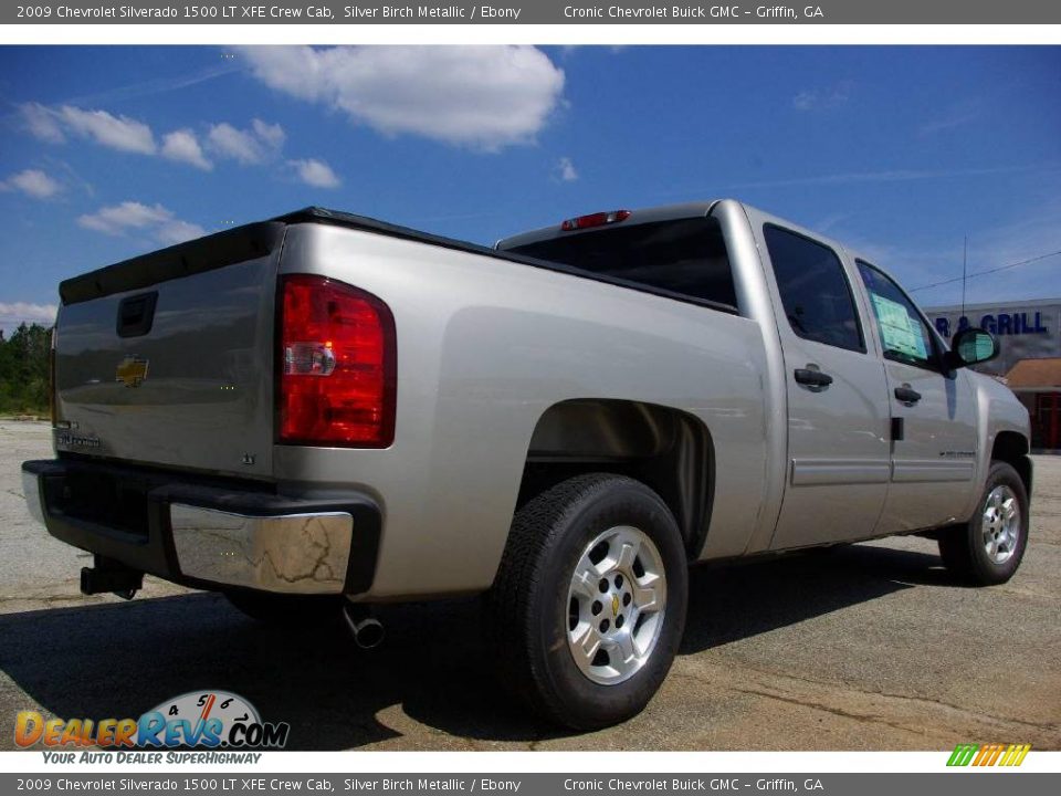 2009 Chevrolet Silverado 1500 LT XFE Crew Cab Silver Birch Metallic / Ebony Photo #6