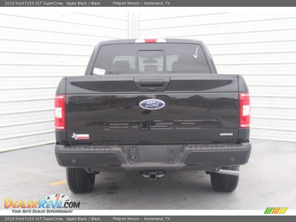 2019 Ford F150 XLT SuperCrew Agate Black / Black Photo #7