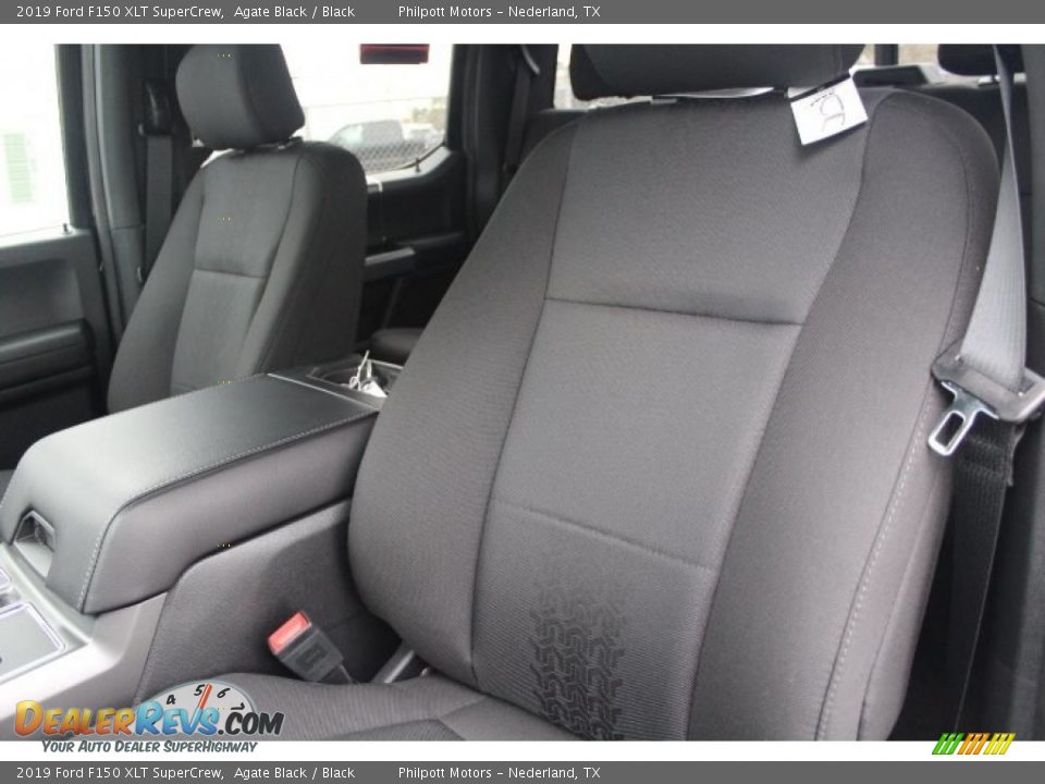2019 Ford F150 XLT SuperCrew Agate Black / Black Photo #10
