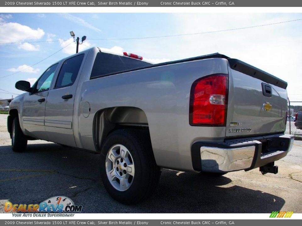 2009 Chevrolet Silverado 1500 LT XFE Crew Cab Silver Birch Metallic / Ebony Photo #8