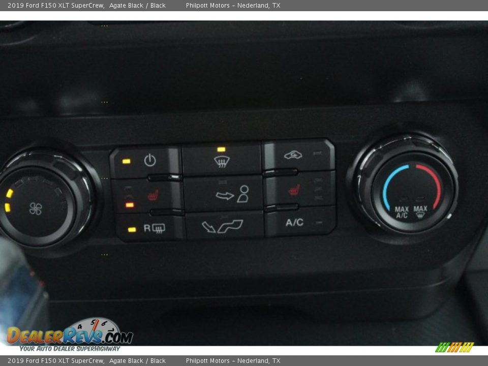 2019 Ford F150 XLT SuperCrew Agate Black / Black Photo #11