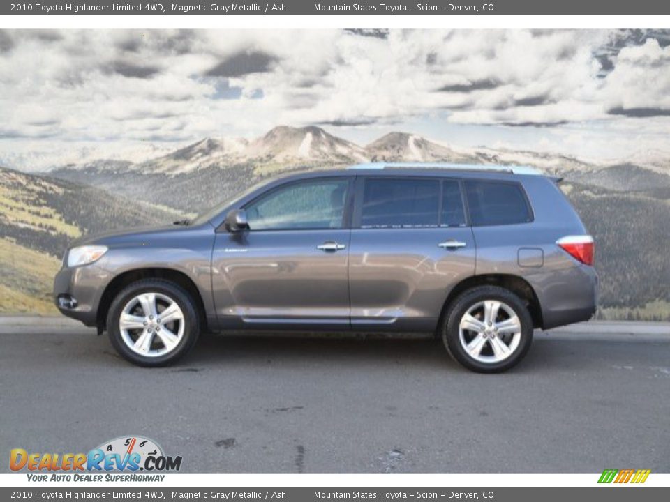 2010 Toyota Highlander Limited 4WD Magnetic Gray Metallic / Ash Photo #6