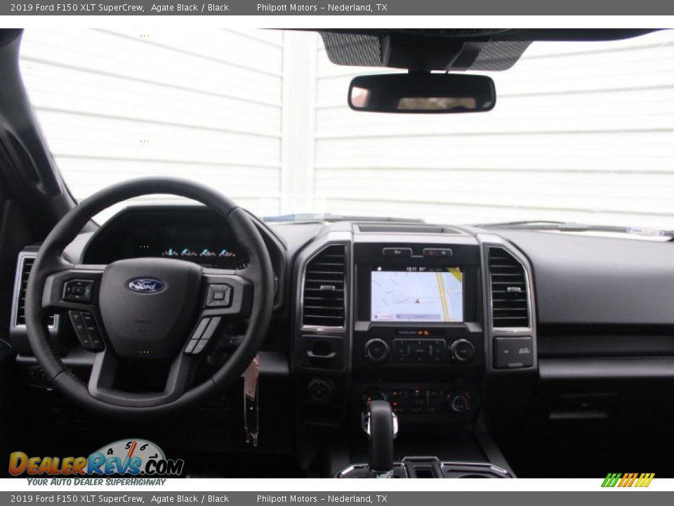 2019 Ford F150 XLT SuperCrew Agate Black / Black Photo #16