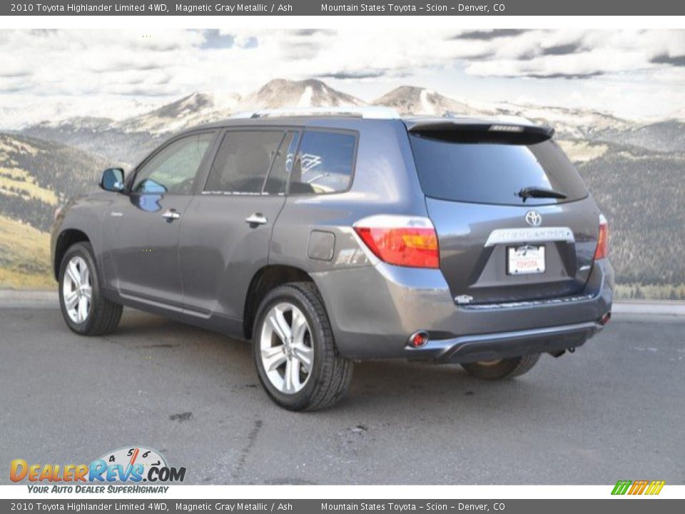 2010 Toyota Highlander Limited 4WD Magnetic Gray Metallic / Ash Photo #7