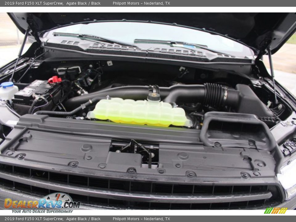 2019 Ford F150 XLT SuperCrew Agate Black / Black Photo #19