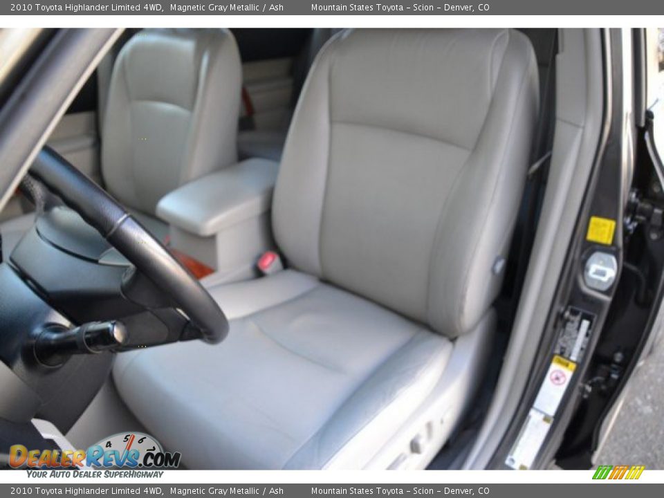 2010 Toyota Highlander Limited 4WD Magnetic Gray Metallic / Ash Photo #12