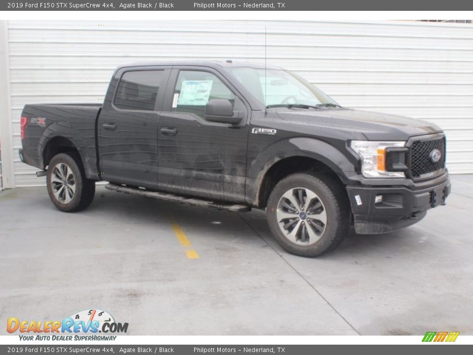 2019 Ford F150 STX SuperCrew 4x4 Agate Black / Black Photo #2