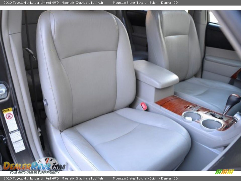 2010 Toyota Highlander Limited 4WD Magnetic Gray Metallic / Ash Photo #19