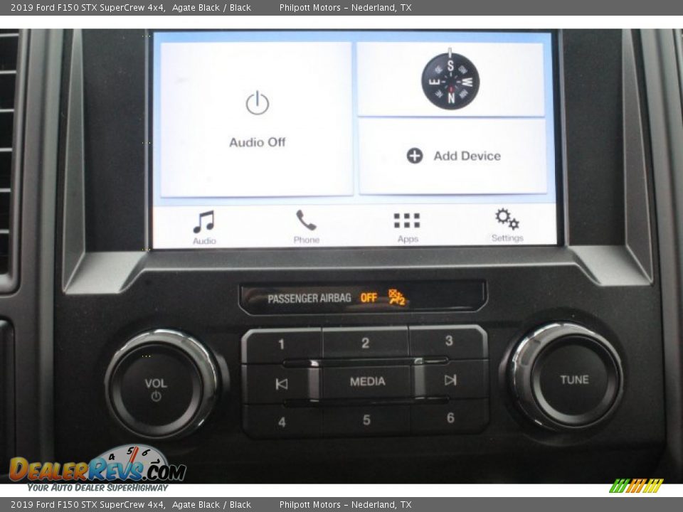2019 Ford F150 STX SuperCrew 4x4 Agate Black / Black Photo #11