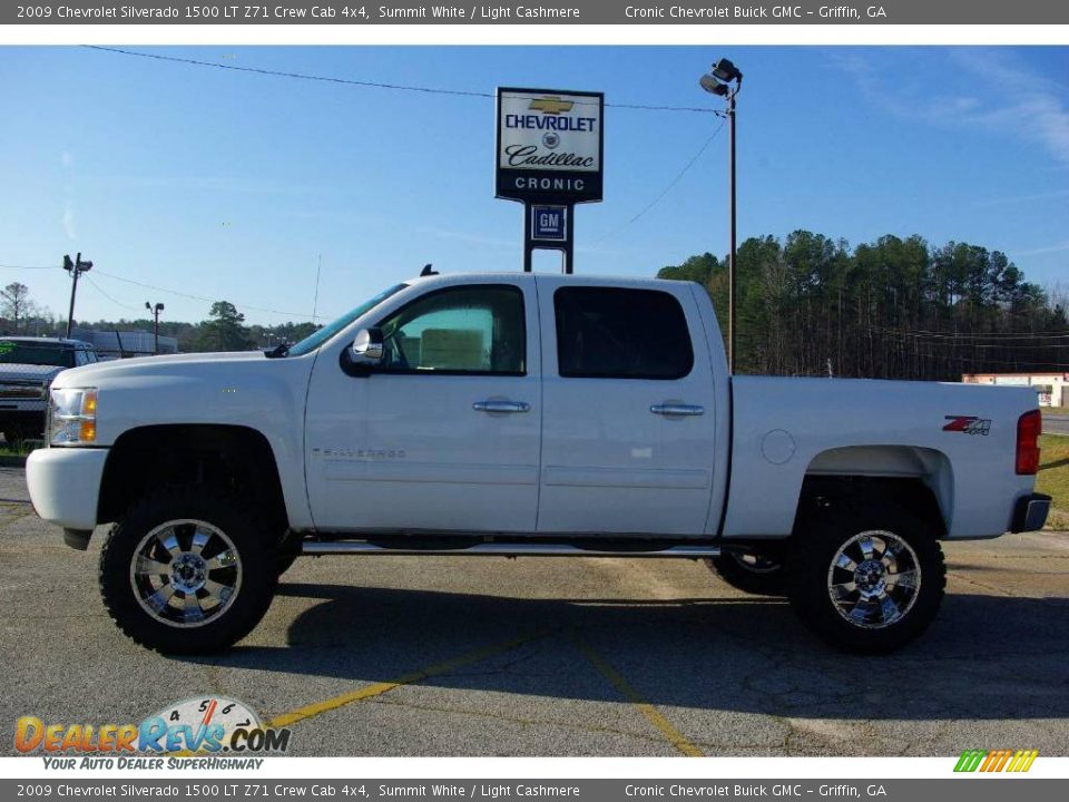 2009 Chevrolet Silverado 1500 LT Z71 Crew Cab 4x4 Summit White / Light Cashmere Photo #1