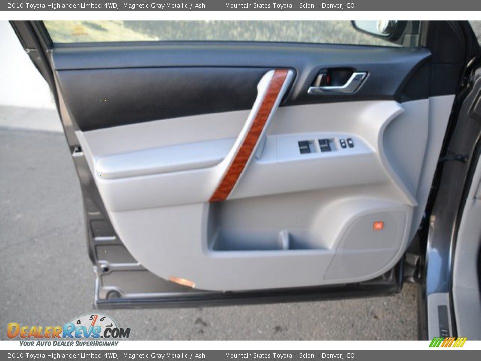 2010 Toyota Highlander Limited 4WD Magnetic Gray Metallic / Ash Photo #26