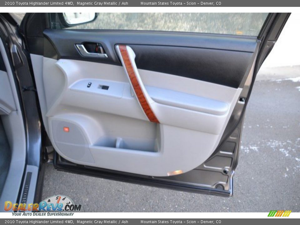 2010 Toyota Highlander Limited 4WD Magnetic Gray Metallic / Ash Photo #27