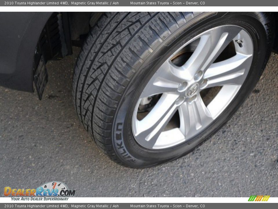 2010 Toyota Highlander Limited 4WD Magnetic Gray Metallic / Ash Photo #30