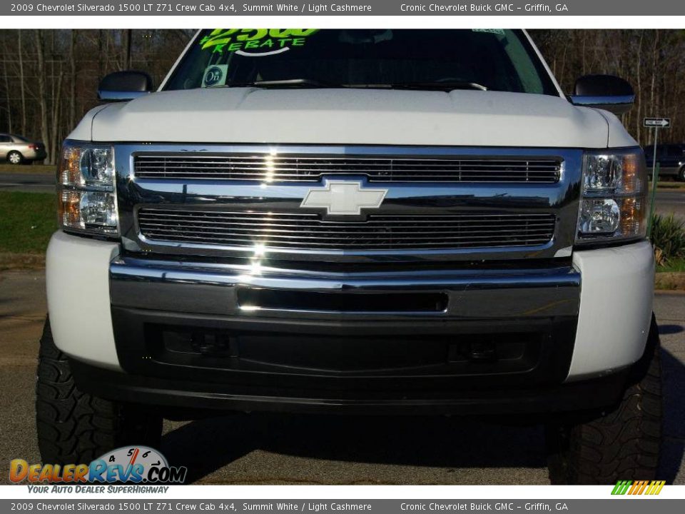 2009 Chevrolet Silverado 1500 LT Z71 Crew Cab 4x4 Summit White / Light Cashmere Photo #3