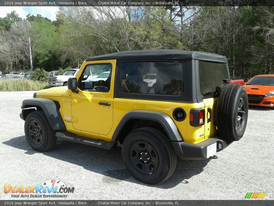 2019 Jeep Wrangler Sport 4x4 Hellayella / Black Photo #3