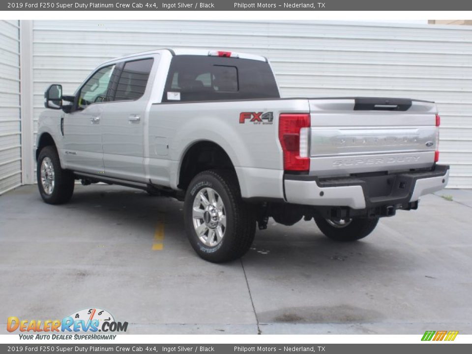 2019 Ford F250 Super Duty Platinum Crew Cab 4x4 Ingot Silver / Black Photo #6