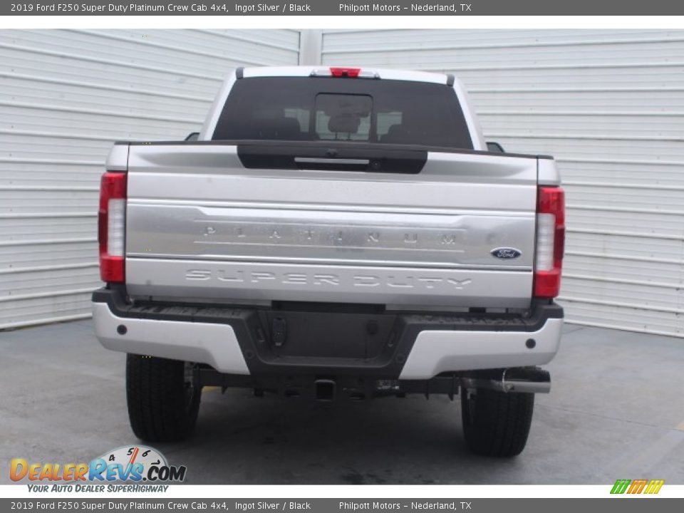 2019 Ford F250 Super Duty Platinum Crew Cab 4x4 Ingot Silver / Black Photo #7