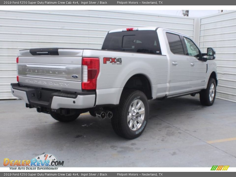 2019 Ford F250 Super Duty Platinum Crew Cab 4x4 Ingot Silver / Black Photo #8