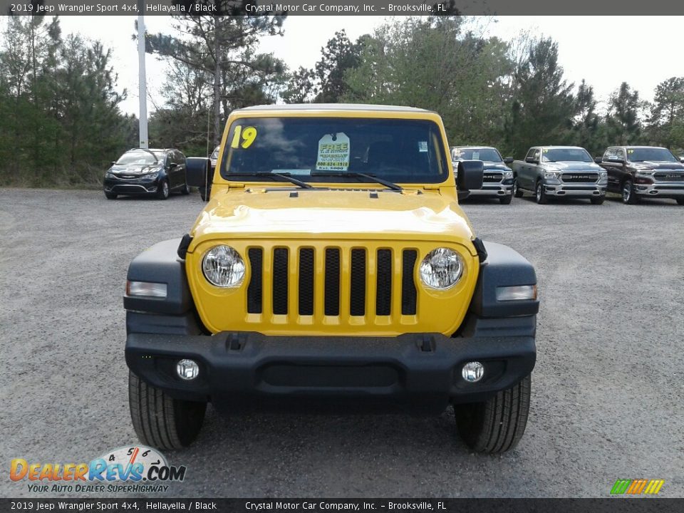 2019 Jeep Wrangler Sport 4x4 Hellayella / Black Photo #8