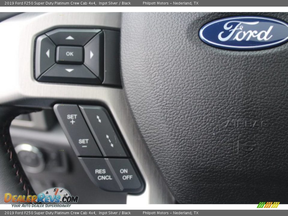 2019 Ford F250 Super Duty Platinum Crew Cab 4x4 Ingot Silver / Black Photo #14