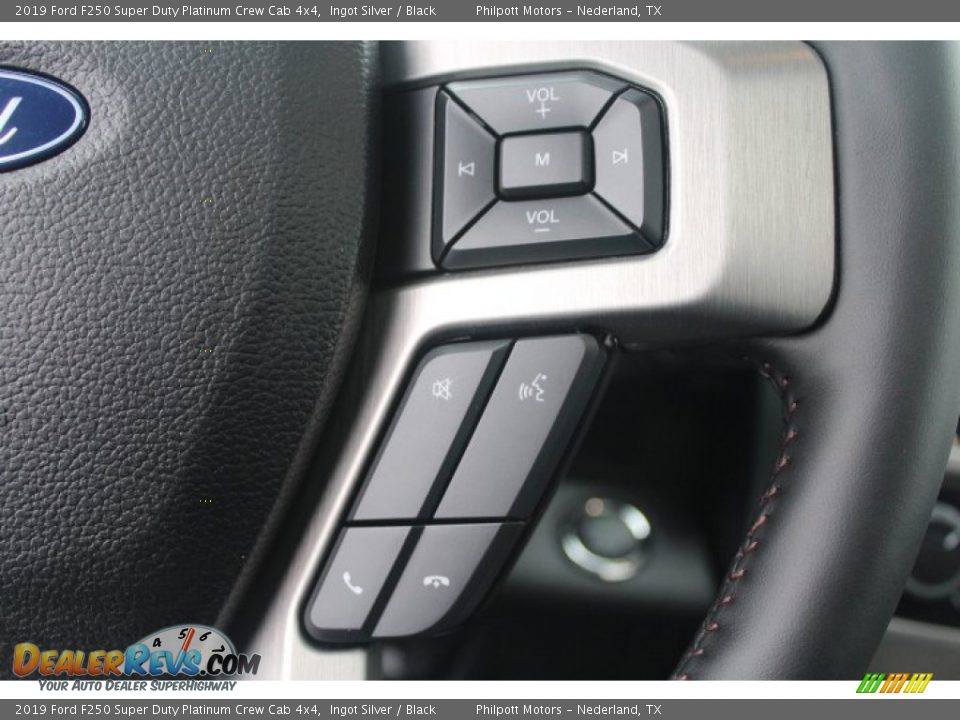 2019 Ford F250 Super Duty Platinum Crew Cab 4x4 Ingot Silver / Black Photo #15