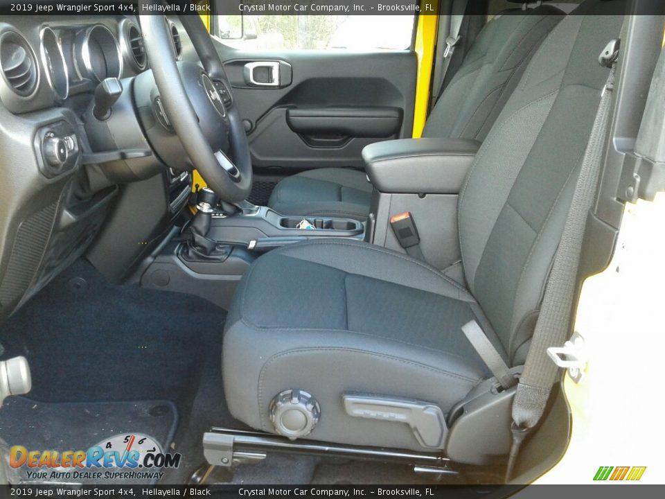 2019 Jeep Wrangler Sport 4x4 Hellayella / Black Photo #9