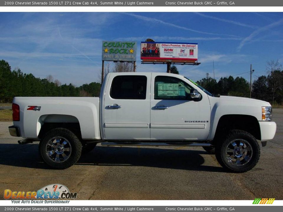 2009 Chevrolet Silverado 1500 LT Z71 Crew Cab 4x4 Summit White / Light Cashmere Photo #5