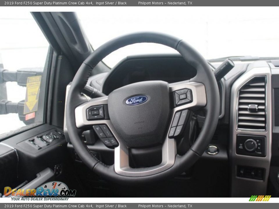2019 Ford F250 Super Duty Platinum Crew Cab 4x4 Ingot Silver / Black Photo #19