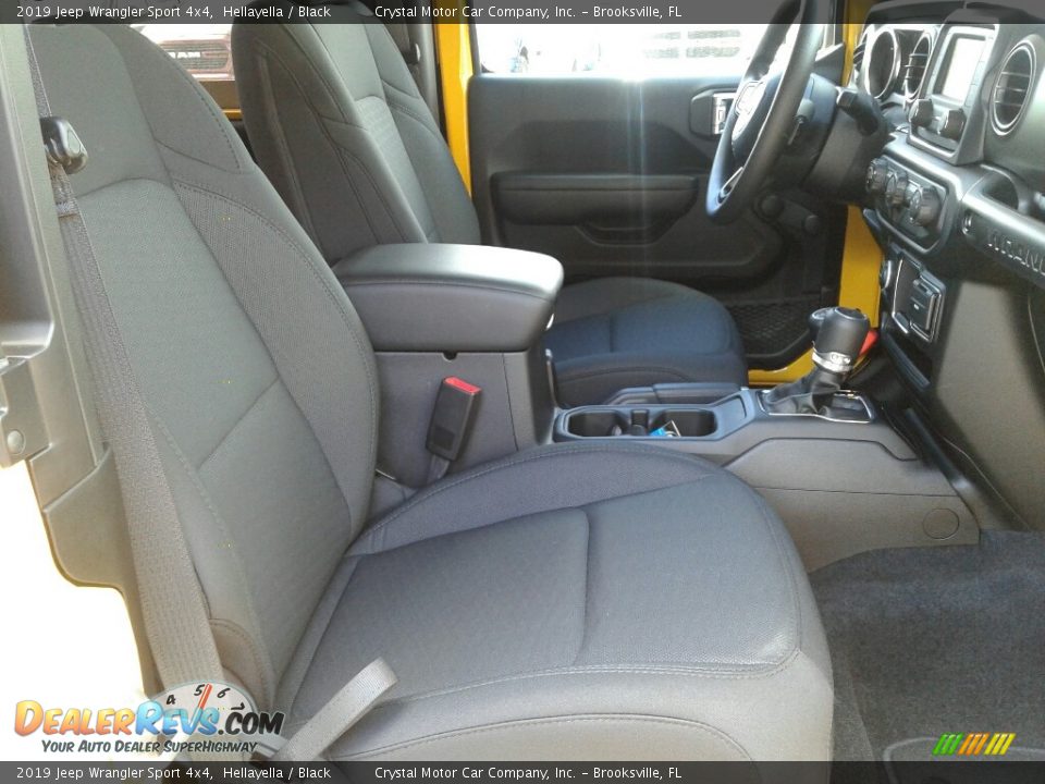 2019 Jeep Wrangler Sport 4x4 Hellayella / Black Photo #12