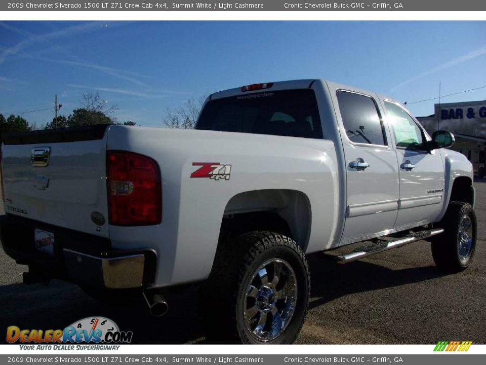 2009 Chevrolet Silverado 1500 LT Z71 Crew Cab 4x4 Summit White / Light Cashmere Photo #6